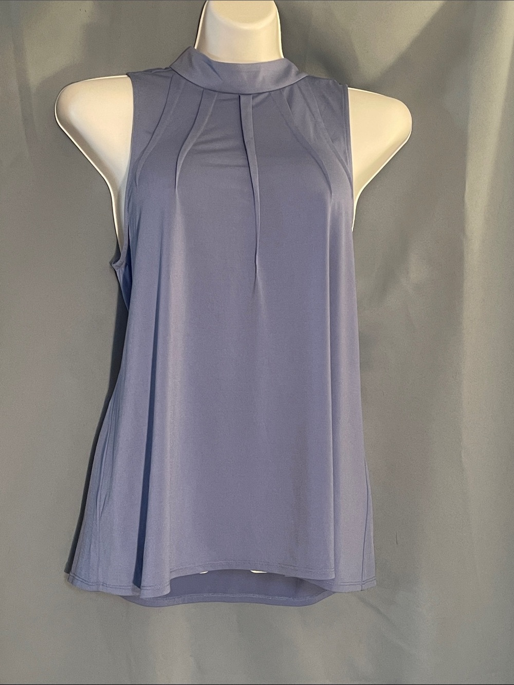 ANTONIO MELANI Lavender Sleeveless Mock-Neck Tank
